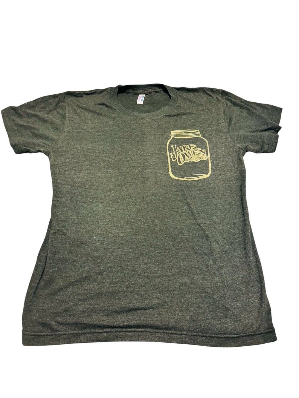Jake Owen Shirt Adult WMS Small Gray Gray Concert T-Shirt Apple Pie Moonshine